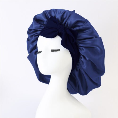 Luxurious Double-Layer Satin Hair Bonnet - Image 6
