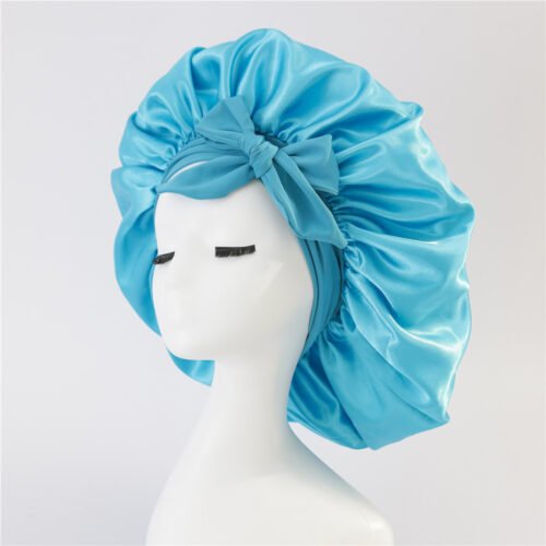 Luxurious Double-Layer Satin Hair Bonnet - Image 4